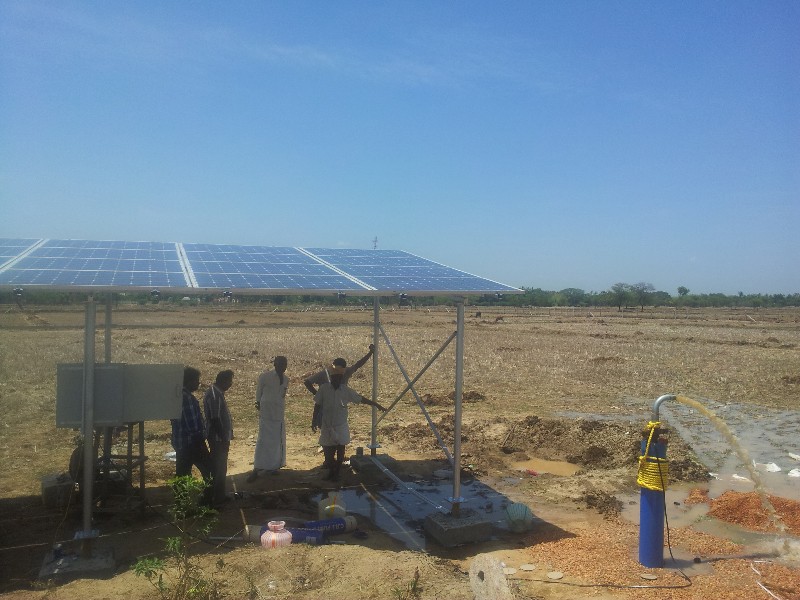 印度太阳能水泵系统